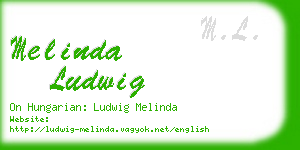 melinda ludwig business card